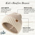 thumbnail image 2 of Britt's Knits Bonfire Rib Knit Cuff Beanie - Oat (Kid's), 2 of 6