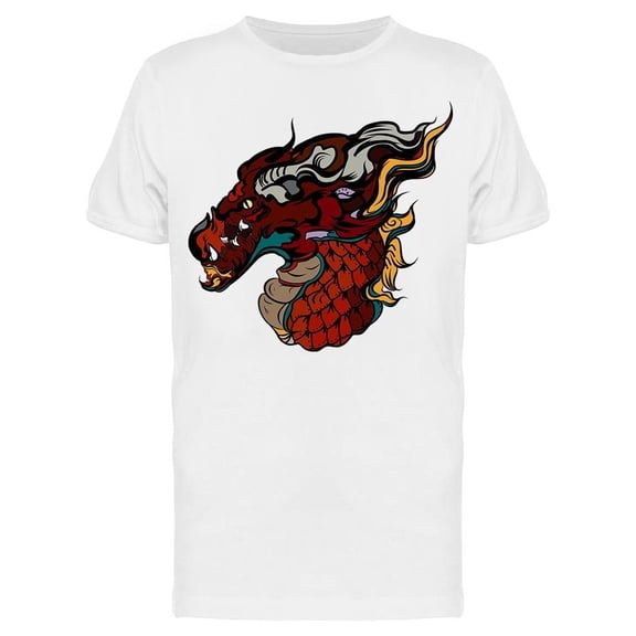 Blazing Dragon Head Tee Men's -Image by Shutterstock