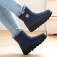 thumbnail image 6 of Gyexs Womens Snow Boots Waterproof Insulated, Winter Shoes for Women, Breathable, Snap, Riding, Composite Toe, Outerwear, Blue, Size 9.5, 6 of 6