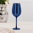 thumbnail image 2 of Weddingstar 18 oz. Mercury Wine Glass - Navy Blue, 2 of 2