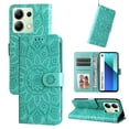 thumbnail image 3 of Funda tipo cartera GANGXUN para Xiaomi Redmi Note 13 4G , diseño girasol, cuero PU, soporte, cierre magnético, tarjetero, 3 of 5