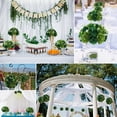 thumbnail image 4 of Green Rose Flower Balls -10pcs Romantic Plastic Artificial Flowers Realistic Flower Arrangement for Wedding Centerpiece Party Garden Decoration, 4 of 7