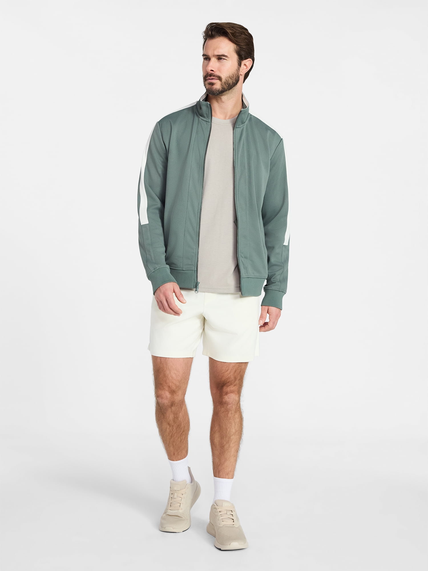 Athletic Works Men's and Big Men's Tricot Track Jacket, Sizes S-3XLT