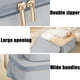 thumbnail image 4 of Bolsa de almacenamiento para ropa de compresión de viaje Organizador impermeable grande gris – poliéster portátil y duradero, compartimento para maleta que ahorra espacio, soluciones de embalaje, 4 of 6