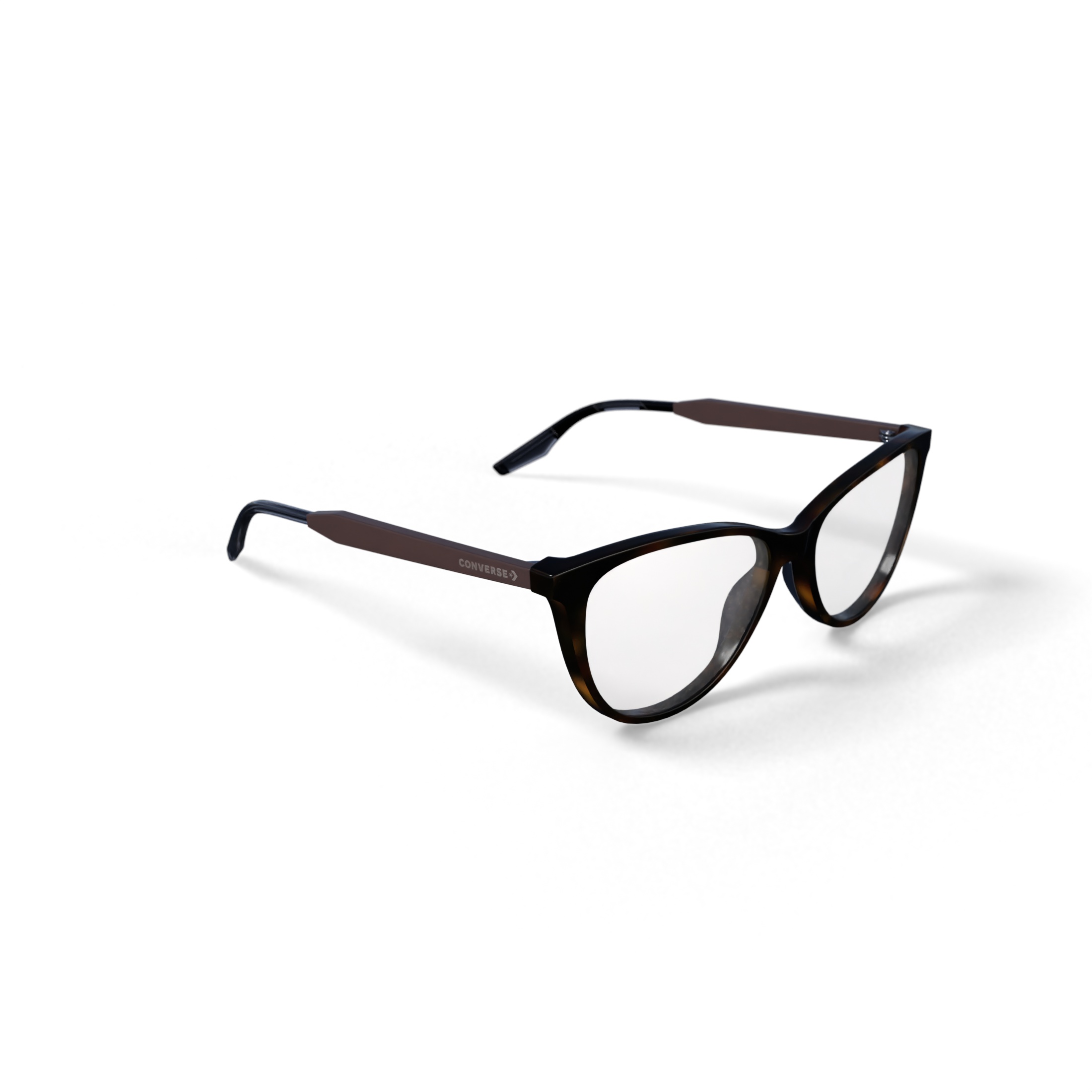 Converse Women's CV5004G Prescription Eyeglasses with Case, Brown Tortoise