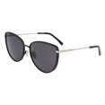 thumbnail image 2 of Lacoste LA 230S Metal Womens Cat-Eye Sunglasses Matte Black 59mm Adult, 2 of 8