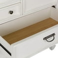 thumbnail image 3 of Liberty Furniture Industies, INC Allyson Park 8 Drawer Dresser in Wirebrushed White w/ Charcoal Top, 3 of 7