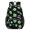Football and Star Black Pattern, variant on Football and Star Black Pattern 17" Waterproof Oxford School Backpacks for Teens, S-Shape Padded Straps, for School, Travel, Hiking, Camping