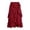 Red, variant on Women's Summer Skirts Satin Lold Irregular Skirt With Ruffle Detail Elegant Style Portable Casual A Line Midi For Women Brown 5XL