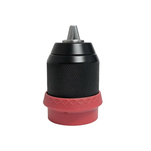 Mandrin Sans Clé pour Perceuse à Impact, Mandrin Électrique Sans Balais Rechargeable, Convertit les Tournevis Sans Fil en Perceuses Électriques en Quelques Secondes, pour Perceuses à Tige Ronde, Sans Clés Nécessaires