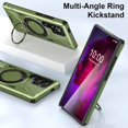 thumbnail image 6 of Samsung Galaxy S24 Ultra Case with Kickstand  Grade Drop Phone Case with 360°Rotate Magnetic Ring Stand for Galaxy S24 Ultra 6.8 inch - Green, 6 of 14
