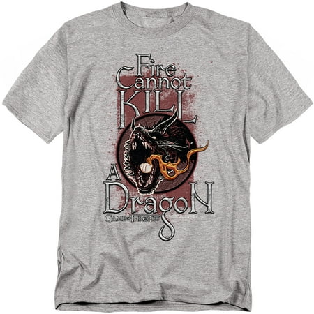 Game of Thrones T-Shirt Fire Cannot Kill A Dragon Unisex Graphic Tee For Men & Women