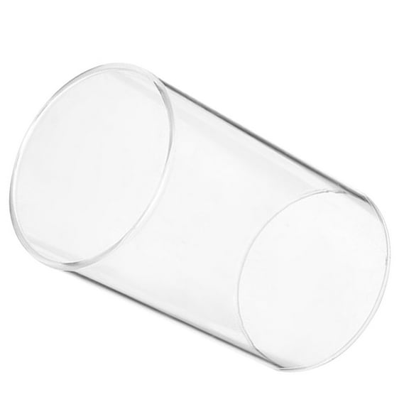 Hemobllo Clear Glass Candle Holder Sleeve Windproof Decorative Candle Cover for Home Decor