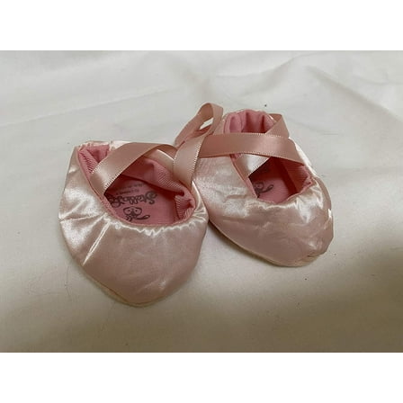 Asdf Disney Mickey Mouse Friend Stella Lou Duffy Friend Pink Ballerina Slippers Booties Shoes Pink Ribbon Bear Doll Clothing Wardrobe Accessory DIY Craft Project 3”