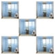 thumbnail image 3 of Yuarrent Home Apartment Romantic Window Curtain Replacement Drape Bedroom Flocking Full Room Privacy Soft Living Protection Type2 NO2, 3 of 6