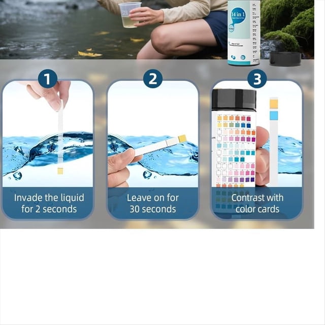 14-in-1 Water Test Kit for Drinking Water, for Tap, Home Water Testing Kits for Drinking Water,Water Hardness Test Kit A