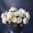 thumbnail image 5 of Staron 5-Head Artificial Flower Bouquet, Hydrangea Peony Berry Combination for Wedding Home Decor, Realistic Faux Floral Arrangement Centerpiece Gift, 5 of 6