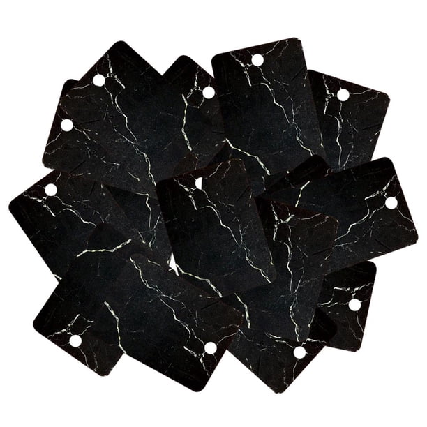 100 piezas de tarjetas de presentación de pendientes veteados, tarjeta de soporte de 1,96x2,75 pulgadas para collar Negro Yuyangstore Tarjeta de exhibición de pendientes