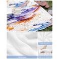 thumbnail image 6 of Blue Purple Horse Print Beach Towels Oversized Super Absorbent, Abstract Watercolor Animals Lightweight Bath Towel Quick Dry Sets For Bathroom/Pool/Rv Camping/Beach Play/Gym Room/Picnic 30"x60", 6 of 8