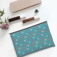 thumbnail image 6 of Cauagu Funny Cat Blue for Tyvek Makeup Bag,Reusable Travel Cosmetic Bag Women Organizer Toiletry Bag Birthday,Gifts for Women Girlfriend Mom Teacher 6.5’’*8.9’’, 6 of 7
