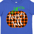 thumbnail image 4 of Inktastic Happy Fall Plaid Pumpkin Boys or Girls Toddler T-Shirt, 4 of 5