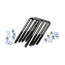 Rough Country 9/16" Square Suspension U-Bolts  | 9/16 x 3.25 x 8.5 - 7627