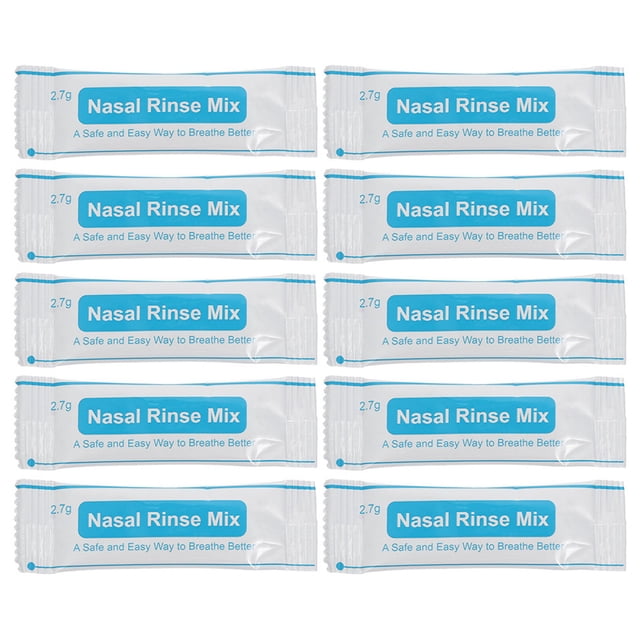 40 paquetes de sal de sal nasal, lavado nasal, lavado, herramienta limpia, sal, paquete, paquete de mezcla de enjuague nasal
