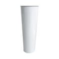 thumbnail image 2 of White Metal Flower Bucket Vase, 11.4"/15.7" Decorative Tall French Flower Market Bucket with Handles, Rustic Galvanized Floral Container for Home Decor, 2 of 7