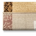 thumbnail image 3 of Well Woven Custom Size Runner - Choose Length - Verdant Vines Beige Modern Damask Border 27 Inch Wide x 75 Feet Long Runner (27" x 75') Floral Oriental Carpet, 3 of 5