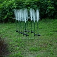 thumbnail image 6 of 4 Count Garden Fence Post Solar Lights Fiber Optic Reed Daytime Decoration, 6 of 8