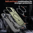 thumbnail image 4 of MYKOMI Magnetic Case for iPhone 17 Pro Max,Military Grade Protection Heavy Duty Shockproof with Rotating Ring Kickstand Case Cover for iPhone 17 Pro Max, 4 of 6