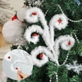thumbnail image 4 of Furry Christmas Picks Plumage Cuttings - Soft Christmas Tree Topper Stems, Holiday Indoor Xmas Decorations for Wreath Vase Table Centerpiece, 4 of 7