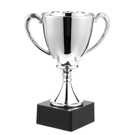 Award Trophy - Silver Trophy Cup For Sports Tournaments, Competitions, 6.3 X 8