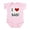 Petal Pink, variant on CafePress - I Love SAS! Infant Bodysuit - Baby Light Bodysuit, Size Newborn - 24 Months