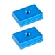 thumbnail image 3 of 2 piezas de plantilla de tuerca de ranura, tornillo, deslizador de riel de aleación de aluminio práctico y duradero para M6 Azul, 3 of 4