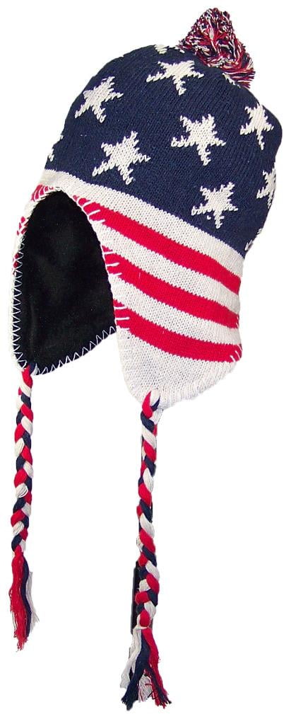 Winter Hats Adult Knit Ear Flap Hat 
