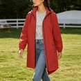 thumbnail image 4 of QQZ Long Tunic Oversized Hooded Zip Up Cardigan For Women, Long Sleeve Wind Resistant Cardigan Sweaters For Women, Lightweight Fall Outfits For Travel Business Casual Outdoor Daily Wear, 4 of 8