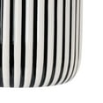 thumbnail image 6 of Beautiful 8" Black Stripe Ceramic Planter by Drew Barrymore, 6 of 7