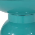 thumbnail image 4 of Aston Metal Outdoor Side Table, Teal, 4 of 6