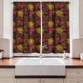 thumbnail image 2 of Ambesonne Garden Art Kitchen Curtains, Flourishing Nature Art, 55"x39", Multicolor, 2 of 3