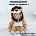 thumbnail image 2 of Disfraz OLLULL Baby Lion mameluco para Halloween de 6 a 12 meses, unisex, 2 of 6