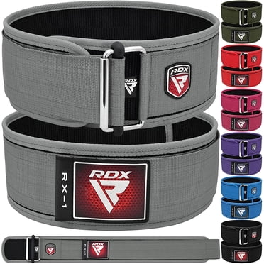 RDX 10mm Lever Weight Lifting Belt - IPL/USPA Approved, 4" Wide Suede Leather, Powerlifting Belt For Squats & Deadlifts