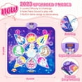 thumbnail image 4 of Tapete de baile para niños, juguetes de unicornio para niñas, tapete de baile electrónico con 7 modos de juego, juegos de baile con luces LED sensibles al tacto, tapete musical de Navidad para niñas, 4 of 6