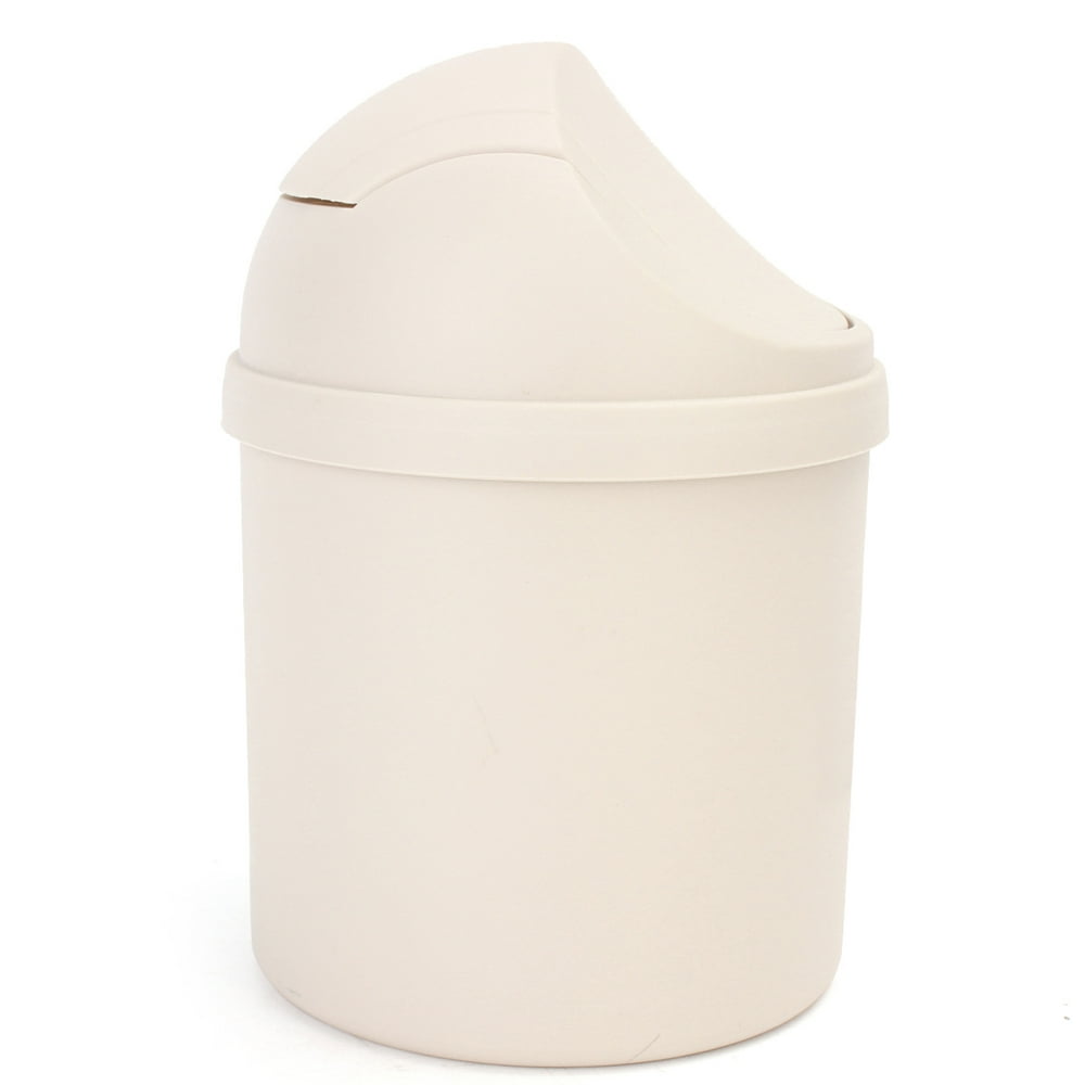 Mini Trash Can Touch Top Waste Bin Cute Mini Small Waste Bin Desktop