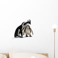 thumbnail image 1 of Penguin Couple Wall Decal by Wallmonkeys Peel and Stick Graphic (18 in W x 18 in H) WM83212, 1 of 4
