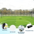 thumbnail image 5 of Historyli Portable Volleyball Net Set with Adjustable Height, Sturdy Outdoor Freestanding Net, Ball & Pump, Black/Yellow, 5 of 7