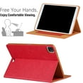 thumbnail image 4 of Dteck iPad Pro 11 2020/2018 Case, iPad Air 4th Gen 10.9 inch 2020 Case, Embossed Butterfly PU Leather Flip Case with Card Holder, Auto Wake Sleep Cover, Red, 4 of 6
