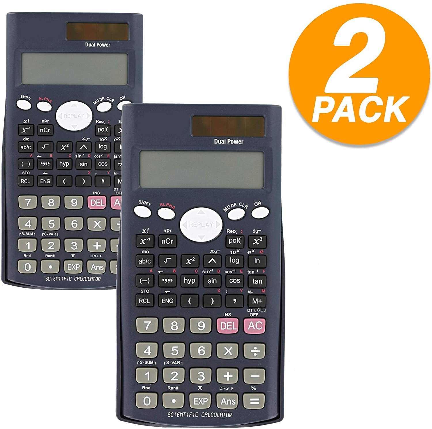 Emraw 240 Functions Scientific Calculator with SlideOn Case Electronic