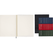Moleskine 2025 13-Month Essential Planner, Soft Cover, Weekly Vertical, XXL (8.5 x 11), Black