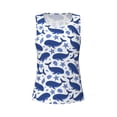 thumbnail image 4 of Fotbe Whale Womens Loose Fit Casual Flowy Slim-Fit Tank Tops Athletic Round Neck Trendy Sleeveless Summer Tops for Gym and Yoga-X-Large, 4 of 9